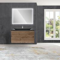 База под раковину Mia 900 подвесная, 2 выкатных ящика soft close, V.Oak