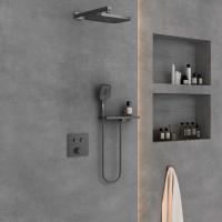 Душевой комплект VSFW-4211RGM встраиваемый, двухрежимный, вороненая сталь