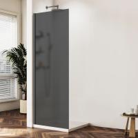 Душевая перегородка Walk-In VSW-1HWS900GFGM, 900*2000, вороненая сталь, стекло матовое тонированное Душевая перегородка Walk-In VSW-1HWS900GFGM, 900*2000, вороненая сталь, стекло матовое тонированное