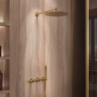 Душевой комплект Aura VSFW-6AU1BG встраиваемый, 2 режима, 30см S304 верх душ, браш.золото