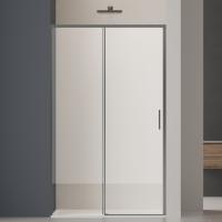 Душевая дверь Софт 2 (Soft 2) VDS-3SO2100CLGM, 1000, вороненая сталь, стекло прозрачное