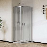 Душевой уголок City VSQ-5CT800CL, 800*800, хром, стекло прозрачное  Душевой уголок City VSQ-5CT800CL, 800*800, хром, стекло прозрачное