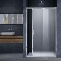 Душевая дверь Alpha VDS-3AL140MT, 1400, хром, стекло текстурное Душевая дверь Alpha VDS-3AL140MT, 1400, хром, стекло текстурное