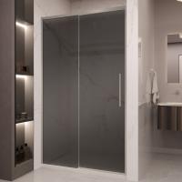 Душевая дверь Стелла (Stella) VDS-1ST120CGBN, 1200, брашированный никель, стекло тонированное