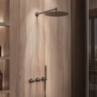 Душевой комплект Aura VSFW-6AU1GM встраиваемый, 2 режима, 30см S304 верх душ, вороненая сталь