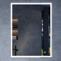 Зеркало LED VLM-3VN6007 600х700 c сенсорным выключателем и диммером