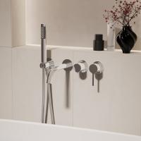 Смеситель для ванны Villa VTFW-1VL1CH, встраиваемый, хром