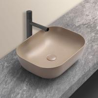 Раковина керамическая Vincea VBS-101MC, 500*400*140, накладная, цвет капучино матовый