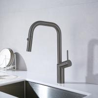 Смеситель для кухни Vincea VKF-107GM, вороненая сталь