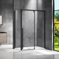 Душевой уголок Lugano VSR-1L1013CLB-1 1300*1000, черный, стекло прозрачное Душевой уголок Lugano VSR-1L1013CLB-1 1300*1000, черный, стекло прозрачное