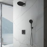 Душевой комплект Inspire VSFW-3I21MT5GM встраиваемый, термостат, двухрежимный, вороненая сталь