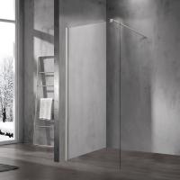 Душевая перегородка Walk-In VSW-1H600CLBN, 600*2000, брашированный никель, стекло прозрачное