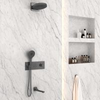 Душевой комплект Inspire VSFW-432TI1GM встраиваемый, вороненая сталь