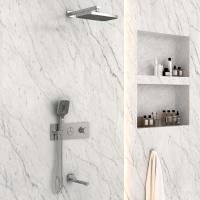 Душевой комплект VSFW-432T1CH встраиваемый, термостатический, трехрежимный, хром