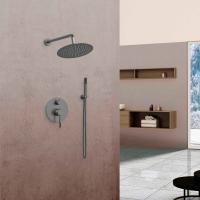 Душевой комплект Desire VSFW-1D1GM встраиваемый, 2 режима, 25см S304 верх душ, вороненая сталь