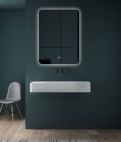 Зеркало LED VLM-3BE6007-2 600х700 c сенсорным выключателем и диммером, антизапотевание