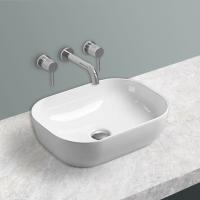 Раковина керамическая Vincea VBS-102, 455*330*130, накладная, цвет белый