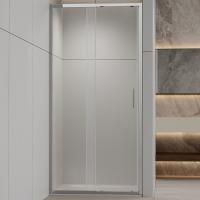 Душевая дверь Rapid-N VDS-3RN11/12CL, хром, стекло прозрачное