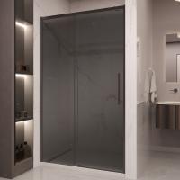 Душевая дверь Stella VDS-1ST120CGB, 1200, черный, стекло тонированное Душевая дверь Stella VDS-1ST120CGB, 1200, черный, стекло тонированное