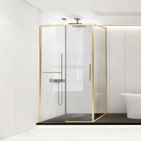 Душевой уголок Slim Soft VSR-1SS9014CLG, 1400*900, брашированное золото, стекло прозрачное Душевой уголок Slim Soft VSR-1SS9014CLG, 1400*900, брашированное золото, стекло прозрачное