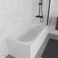 Ванна акриловая Vincea VBT-2B150-FR с каркасом 1500*700*480, пристенная, цвет белый