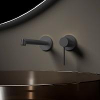 Смеситель для раковины Rim VBFW-2RM1GM встраиваемый однорычажный, вороненая сталь