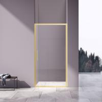 Душевая дверь Slim 8mm VDP-4SL100CLG, брашированное золото, стекло прозрачное Душевая дверь Slim 8mm VDP-4SL100CLG, брашированное золото, стекло прозрачное