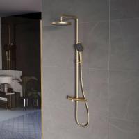 Душевая стойка Rim VSFS-2RM1BG с изливом, брашированное золото