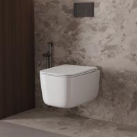 Унитаз подвесной Capri VT1-63T Tornado, цвет белый, ультратонкое сиденье soft-close