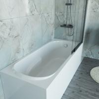 Ванна акриловая Vincea VBT-2A170-FR с каркасом 1700*750*480, пристенная, цвет белый