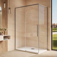 Душевой уголок Ультима (Ultima) VSR-7UL9013CLGM, 1300*900, вороненая сталь, стекло прозрачное