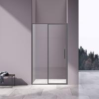 Душевая дверь Slim 8mm VDP-4SL120CLGM, вороненая сталь, стекло прозрачное Душевая дверь Slim 8mm VDP-4SL120CLGM, вороненая сталь, стекло прозрачное