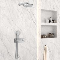 Душевой комплект VSFW-422T2CH встраиваемый, термостатический, двухрежимный, хром