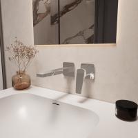 Смеситель для раковины Puro VBFW-5P01CH встраиваемый однорычажный, хром