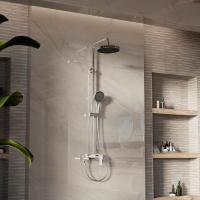 Душевая стойка VSFS-413CH с изливом, хром