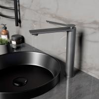 Смеситель для раковины Verse VBF-2VE2GM однорычажный, вороненая сталь