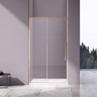 Душевая дверь Slim-N VDS-4SN110CLG, 1100, брашированное золото, стекло прозрачное