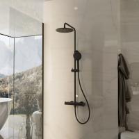 Душевая стойка Rondo VSFS-1R0MB без излива, черный матовый