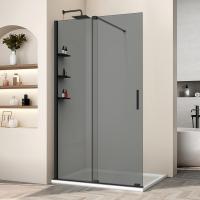 Душевая перегородка Walk-In VSW-1WSL120CGB, 1200*2000, черный матовый, стекло тонированное Душевая перегородка Walk-In VSW-1WSL120CGB, 1200*2000, черный матовый, стекло тонированное