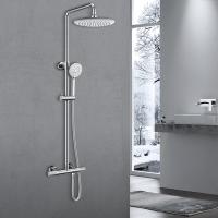 Душевая стойка Desire VSFS-1D0TCH термостатическая без излива, 25см верх душ, хром