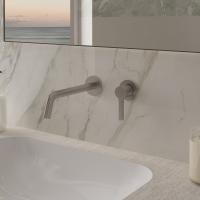 Смеситель для раковины Villa VBFW-1VL1BN встраиваемый однорычажный, брашированный никель