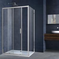 Душевой уголок Alpha VSR-3AL9015CL, 1500*900, хром, стекло прозрачное Душевой уголок Alpha VSR-3AL9015CL, 1500*900, хром, стекло прозрачное