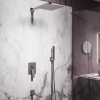 Душевой комплект Puro VSFW-5P1GM встраиваемый, 3 режима, вороненая сталь