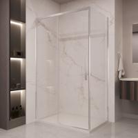 Душевой уголок Stella VSR-1ST8011CL, 1100*800, хром, стекло прозрачное