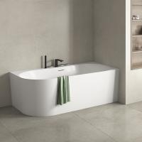 Ванна акриловая Vincea VBT-704-1800-R, 1800*800*585, цвет белый, правая, щелевой перелив, слив белый