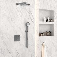 Душевой комплект VSFW-4212GM встраиваемый, двухрежимный, вороненая сталь