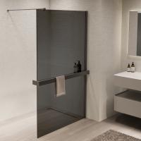 Душевая перегородка Walk-In VSW-1HR120CGGM, 1200*2000, вороненая сталь, стекло тонированное