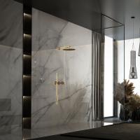 Душевой комплект Groove VSFW-4G01BG4 встраиваемый, 2 режима, 30см верх душ, брашированное золото