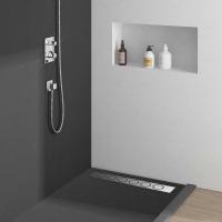 Душевой лоток SAY OPTIMA 601.80.P.NSN, 80 см, хром