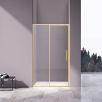 Душевая дверь Slim 8mm VDP-4SL120CLG, брашированное золото, стекло прозрачное Душевая дверь Slim 8mm VDP-4SL120CLG, брашированное золото, стекло прозрачное